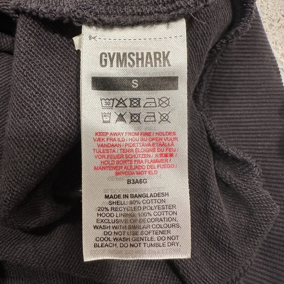 Gymshark Crop Hoodie - Picture 3 of 5